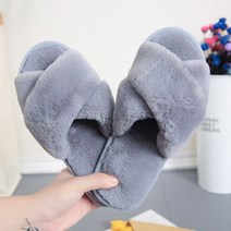 빈슈 여성용 크로스 스트랩 실내화