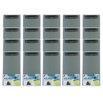 동기오피스 포맥스 클립보드 간이, 회색, 20개