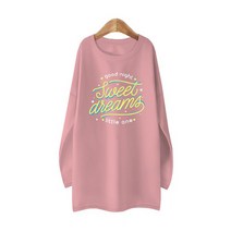 블론디 여성용 스위트 기모 긴소매 티셔츠