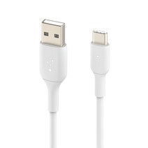 벨킨 부스트업 USB C타입 충전 케이블 2m CAB001bt2M, 화이트