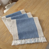 린넨 테이블 러너 Q123, 타입6, 6인용(38 x 220 cm)