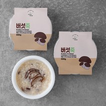 섬밀 버섯죽, 300g, 3개