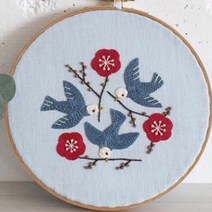 에이엘비 이지자수 DIY패키지 15cm, 1세트, 파랑새(n47)