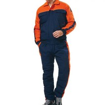 티뷰크 겨울 정비복 TB-771, 네이비 + 오렌지