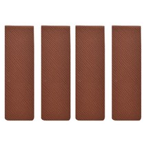 주니어앤시니어 마크툽 가죽 자석 책갈피, BROWN, 4개