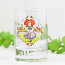 버블앙시 보클링 유리잔, 꽃을든소녀, 1개