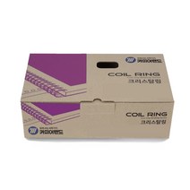 카피어랜드 코일링 3:1 2kg 40p, 36mm, 투명