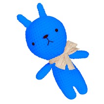 아이한코 뚱이 코튼 Big 손뜨개인형 뜨개질 DIY 패키지 + 꼬리방울 랜덤발송, 1세트, 029 블루