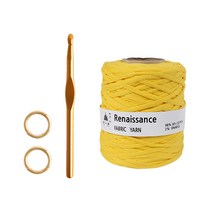 야나 르네상스 젤로백 뜨개실 DIY 패키지, 5 노랑