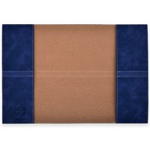 주니어앤시니어 도노 플러스 가죽 북커버, 네이비, 1개