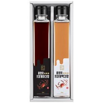 불로동주유소 홍영의 붉은 대게백간장 200ml + 붉은 대게어간장 200ml 세트, 1세트