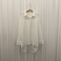 안다로미 여성용 데일리 무드 심플 루즈 남방