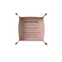 다용도 가죽 트레이 핑크 대, 1개