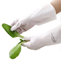 라텍스 니트릴 고무장갑 레터링 포인트 M, 4세트