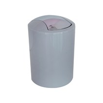 이안비즈 비비드홈 미니 스윙 휴지통 1.5L, 그레이, 1개