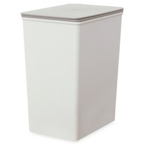 문일케미칼 직사각 미니휴지통 2L, 연그레이, 1개