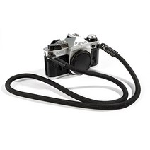 코엠 미러리스 카메라 넥스트랩 고리형 115cm, 블랙, 1개