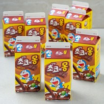 초코에몽 우유, 250ml, 8개