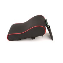 이십이도 메모리폼 콘솔박스 차량용 팔걸이 쿠션, 블랙/레드포인트, 1개