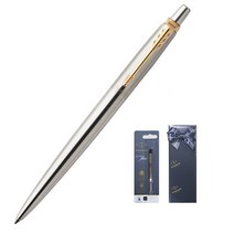 파카 조터 GT 볼펜 0.9~1.0mm + 볼펜심 기프트세트, 스텐레스, 1세트
