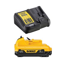 디월트 리튬이온충전기 DCB115 + 리튬이온 배터리 12V 3.0Ah DCB124, 1세트