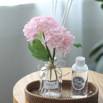 벚꽃수국 플라워 디퓨저 병 + 용액 100ml + 핑크수국 + 스틱 4p + 선물박스 세트, 8. 자도르