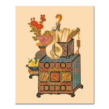 아디코 캔버스 DIY 명화 그리기 40 x 50 cm, 책거리 책장병풍(PK09)