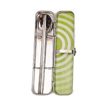 스텐레스 위생 수저통 대, 혼합색상, 1개