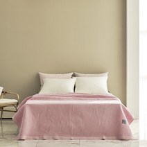 닥스침구 워싱 로엠 스프레드, 핑크
