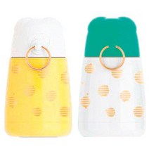 가온 럭키피그 보온보냉병 랜덤 2종 세트, 옐로우, 민트, 300ml