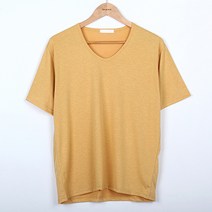빼빼 여성용 U넥 브이라인 기본 반팔티셔츠