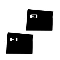 크립톤 가죽 글로브박스 커버 2p, K7 프리미어, 블랙(사피아노)