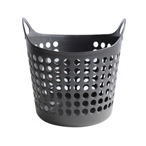 모노톤 빨래 바구니 L, 차콜, 1개