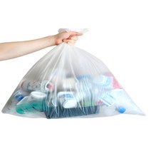재활용 쓰레기 평판 봉투 투명, [재활용/쓰레기봉투] 50L 100매, 100개