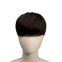 가발나라 남성 투블럭 베이직 스타일 부분가발, 내츄럴블랙, 1개
