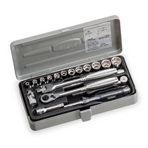 토네 1/4 6각 소켓 19p 세트, 1세트
