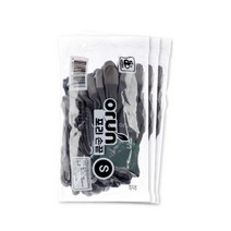 오런 포리 일반작업용 PU 손끝코팅장갑 S 10p 세트, 회색, 3세트