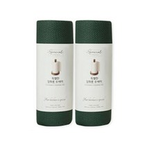 특별한일상 일회용 수세미 30p, 2개, 다크그린