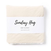 썬데이허그 유아용 벨로 블랭킷, 크림베이지