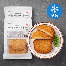 프레슬리쿡 에어프라이어 바삭한 제주흑돼지 돈까스 (냉동), 300g, 2개