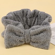 아코다컴퍼니 리본 세안 헤어 밴드, 그레이, 1개