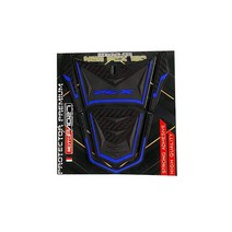 튠에이블 PCX 21년식 러버 오토바이 탱크 패드 스티커, 블루, 1개