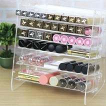 성림아크릴 스탠드형 DIY 립스틱 정리대 L + 마이크로화이버 클리너, 1개