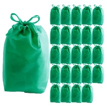 부직포 복주머니 더스트백 16 x 25 cm 25p, 그린, 1개