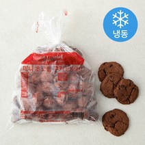 맨치트 미니 초코칩쿠키 다크 생지 (냉동), 18g, 50개입