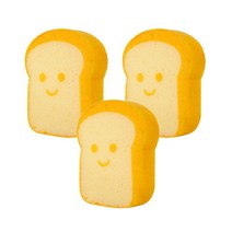 모모숲 주방 스폰지 식빵 수세미, 1개, 3개입