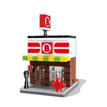 도시거리 만들기 블록 시리즈 1 레고 호환 블록 세트, 편의점