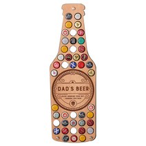 와다다샵 병뚜껑 수집 원목 홀더, 타입 2, 1개