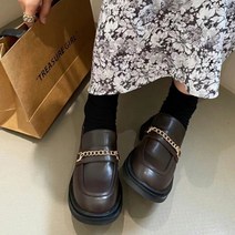 여성용 도도팩토리 상시페 장식 로퍼 단화