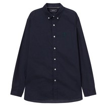 헤지스 남성용 버튼다운 면혼방 긴팔캐주얼셔츠